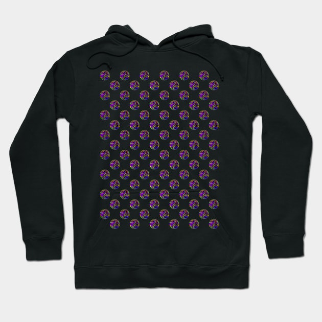 Twister Ball Pattern Hoodie by The Black Panther